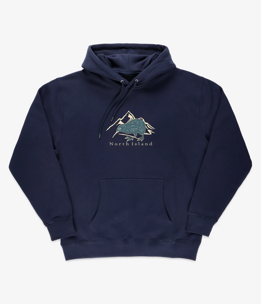 Hoodie kiwi navy blue