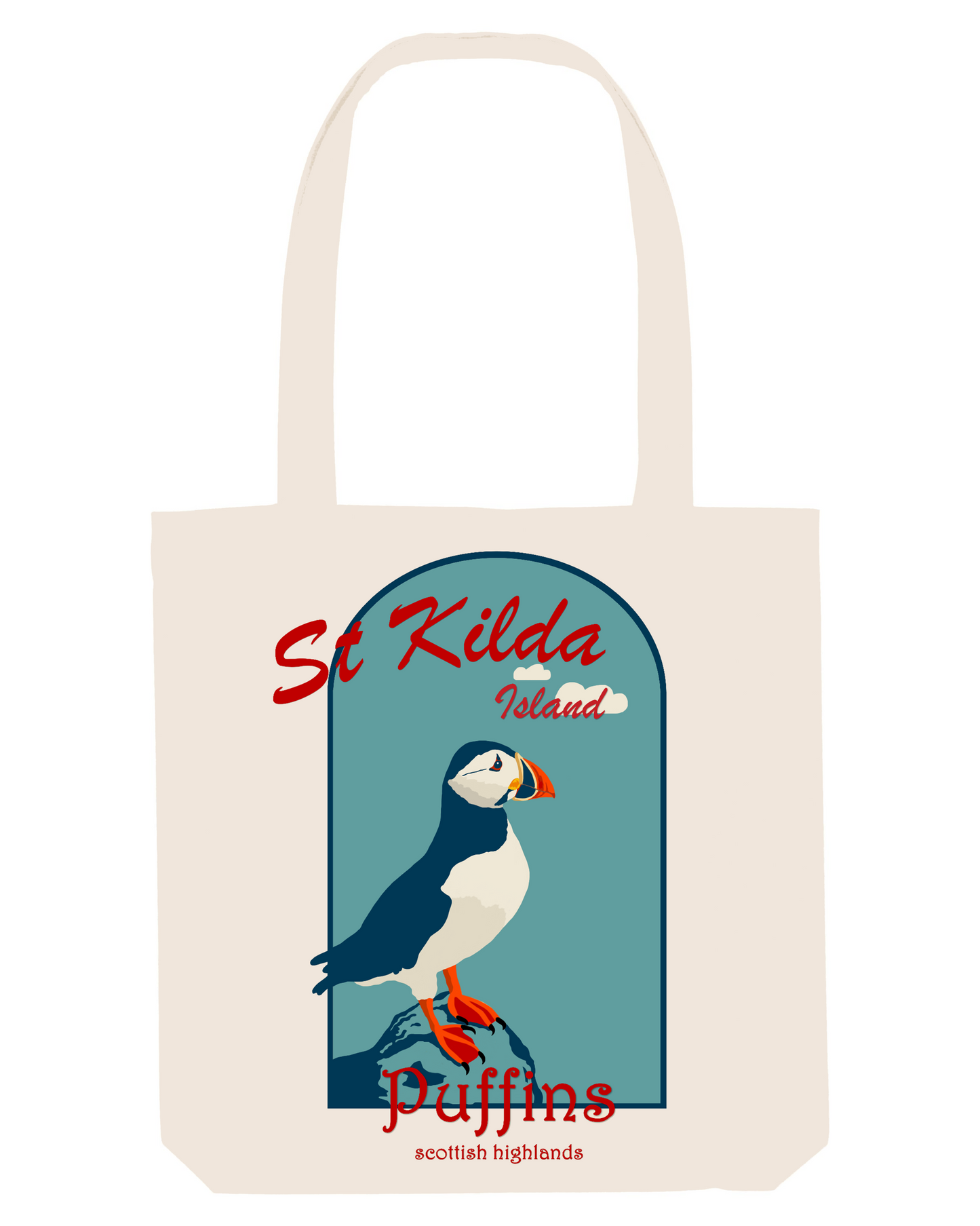 Totebag Puffins